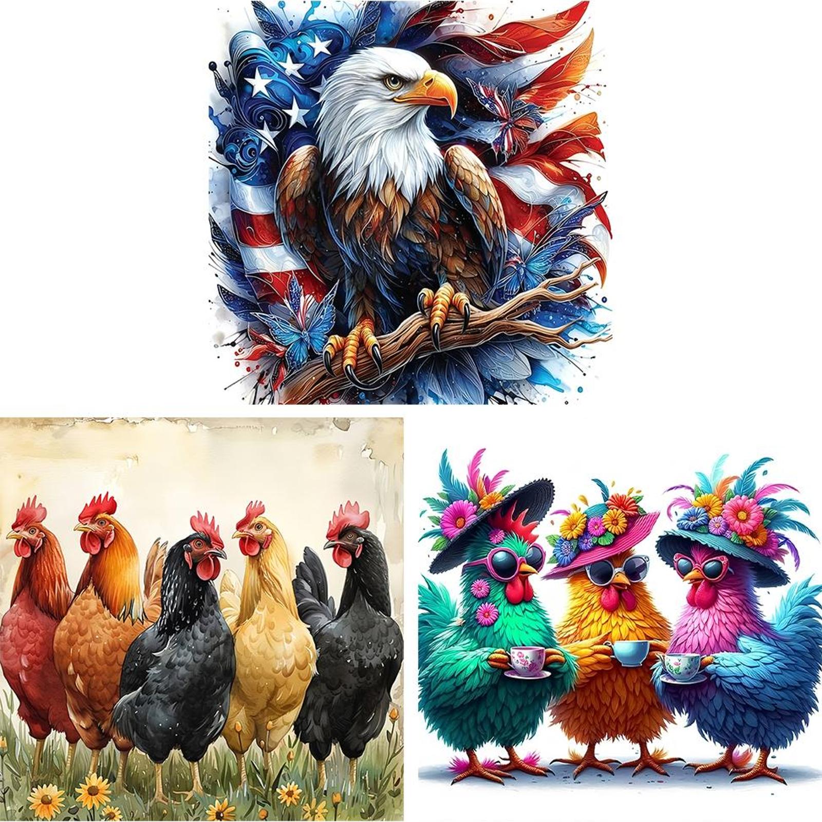 Resin Art Painting - Full Drill Animal 5D Diamond Painting