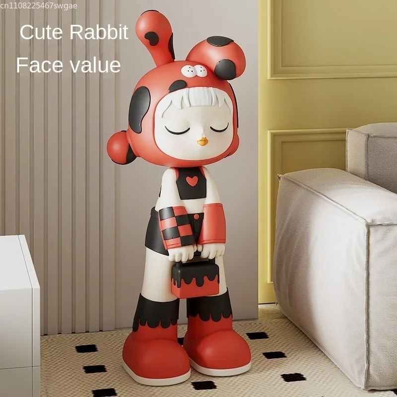 Art Cartoon Girl Statue Indoor - огляд і ціна Resin Art And Craft