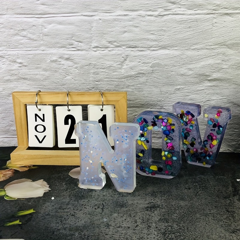Large Silicone Molds for Casti - огляд і ціна Resin Art Alphabet