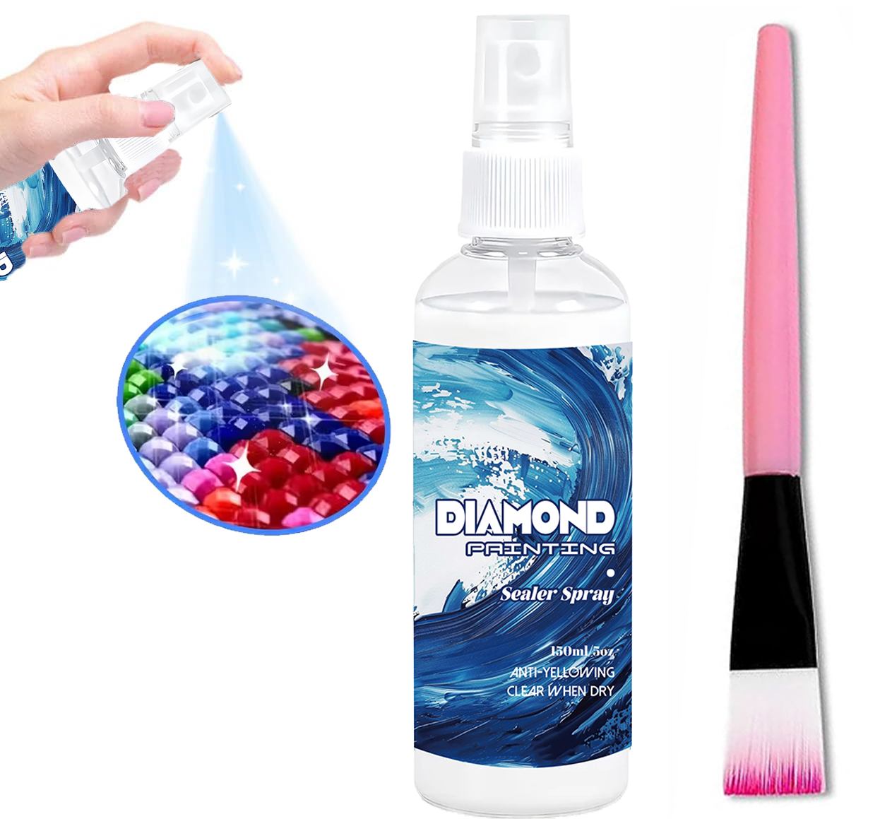 150ml Diamond Painting Sealant - огляд і ціна Resin Art And Craft