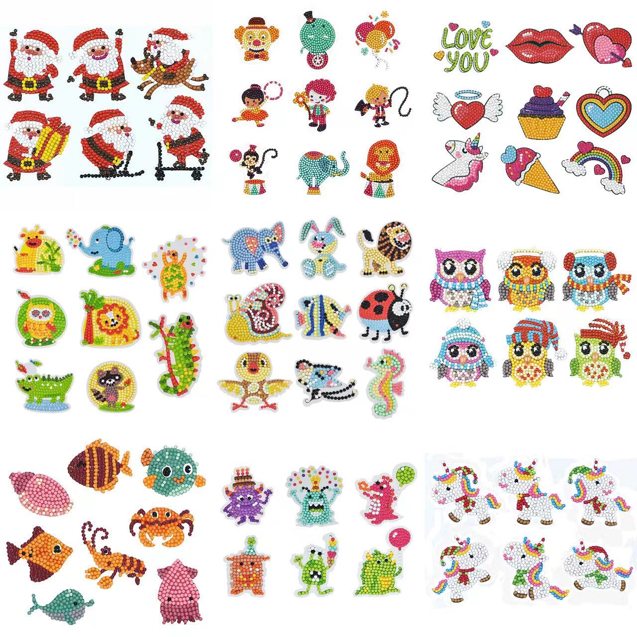 Diamond Painting Stickers 5D D - огляд і ціна Resin Art Painting