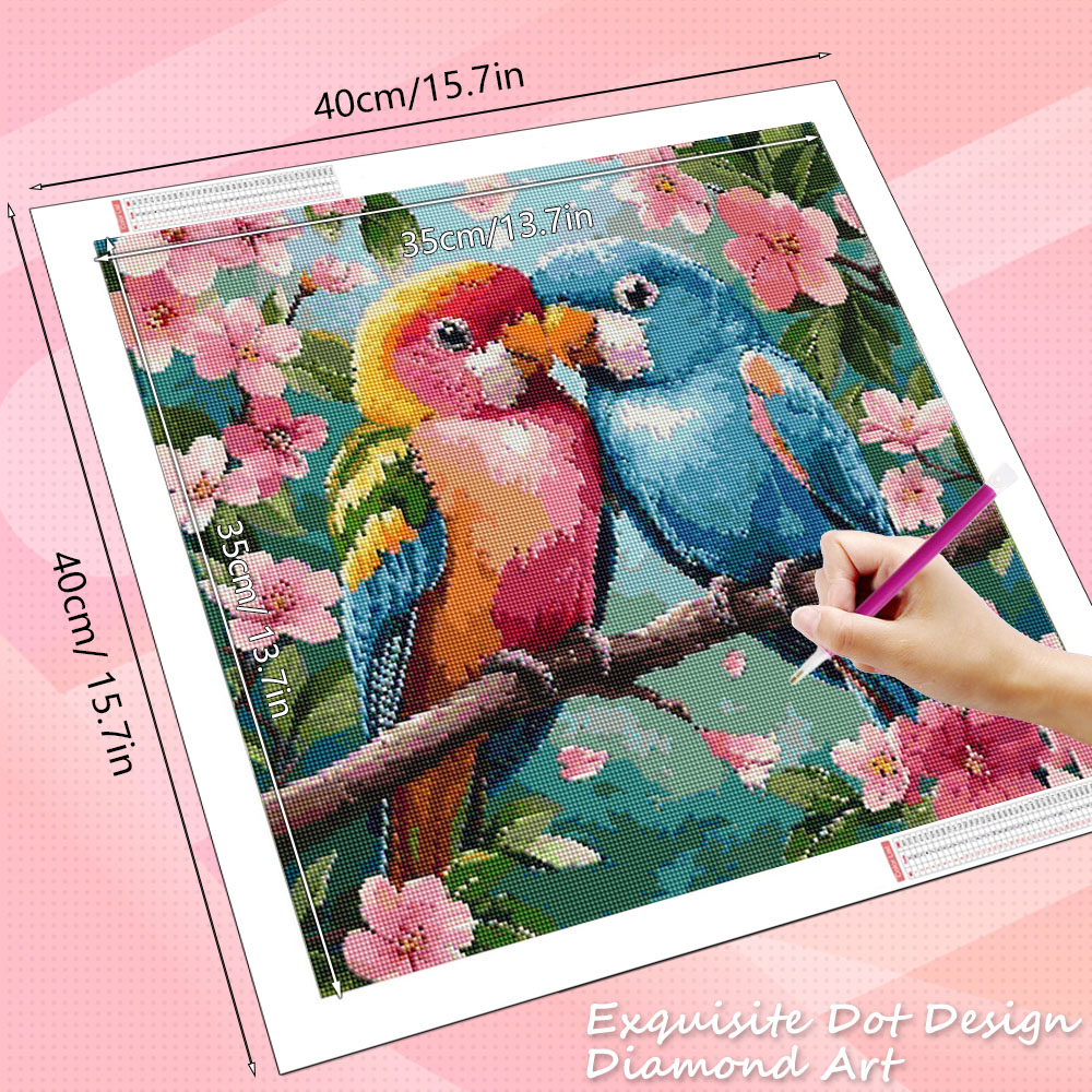 HUACAN Diamond Painting Bird F - огляд і ціна Resin Art Of Rose
