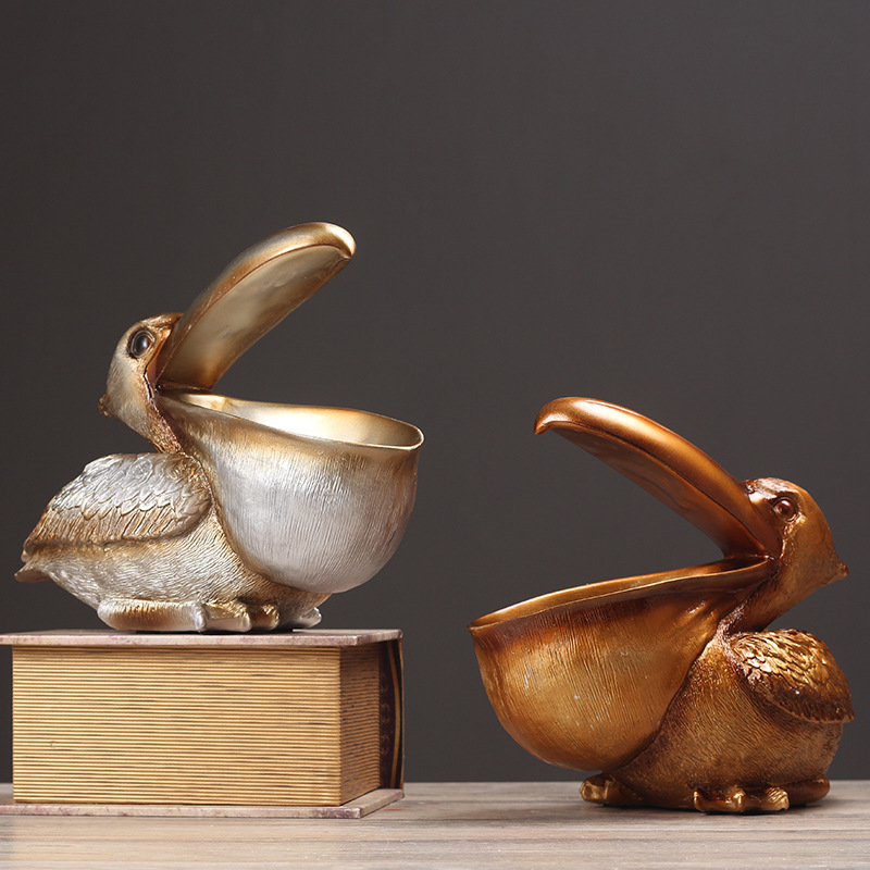 Pelican Bird Ornament Retro Re - огляд і ціна Resin Art Table