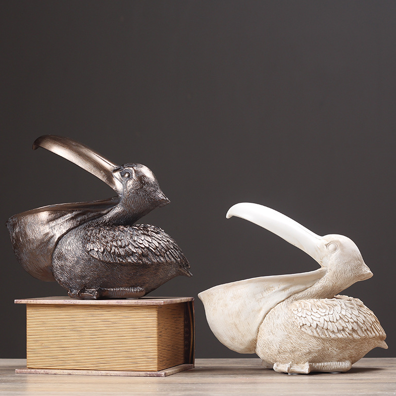 Pelican Bird Ornament Retro Re - огляд і ціна Resin Art Table