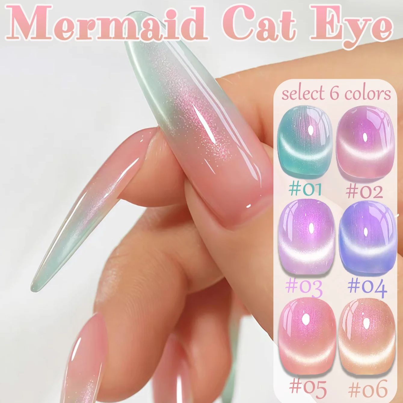 1pcs ZH Summer Charming Mermai - огляд і ціна Resin Art Purple