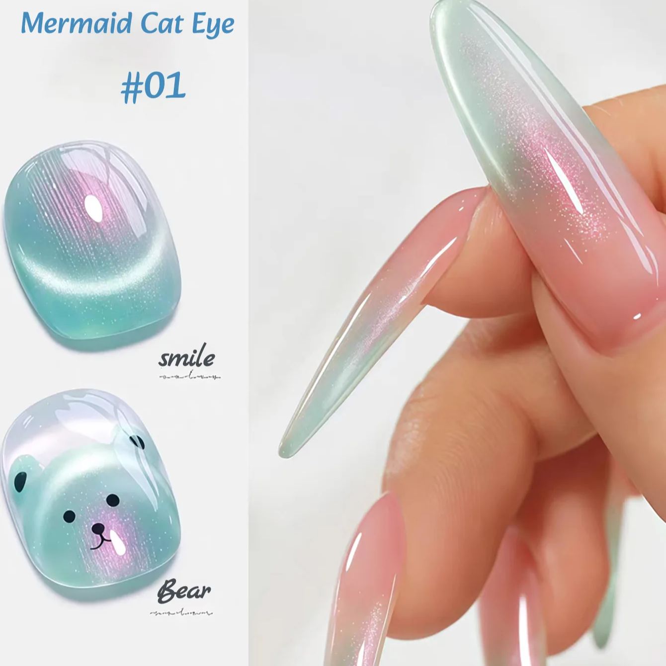 1pcs ZH Summer Charming Mermai - огляд і ціна Resin Art Purple