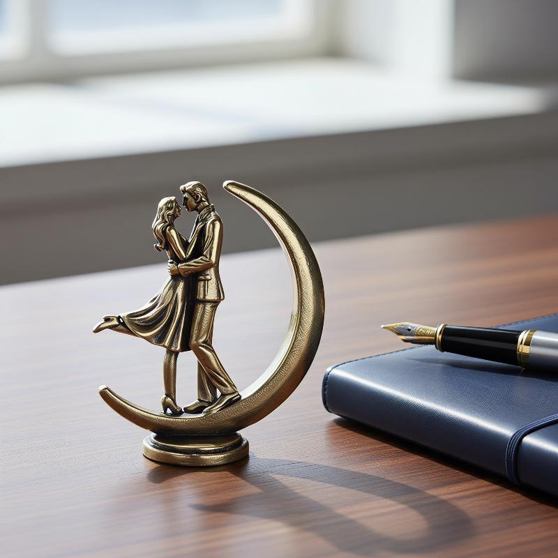 Solid Brass Couple Hugging Sta - огляд і ціна Resin Art Table