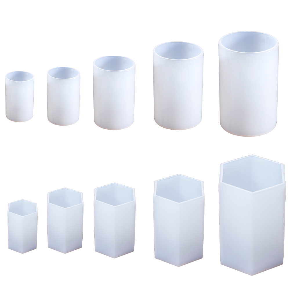 Cylinder Silicone Mold Hexagon - огляд і ціна Resin Art Table