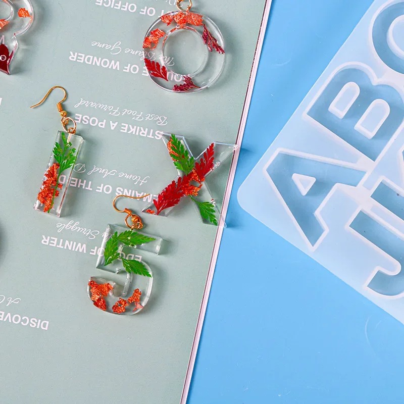 Small 26 Capital Letters Resin - огляд і ціна Resin Art Alphabet