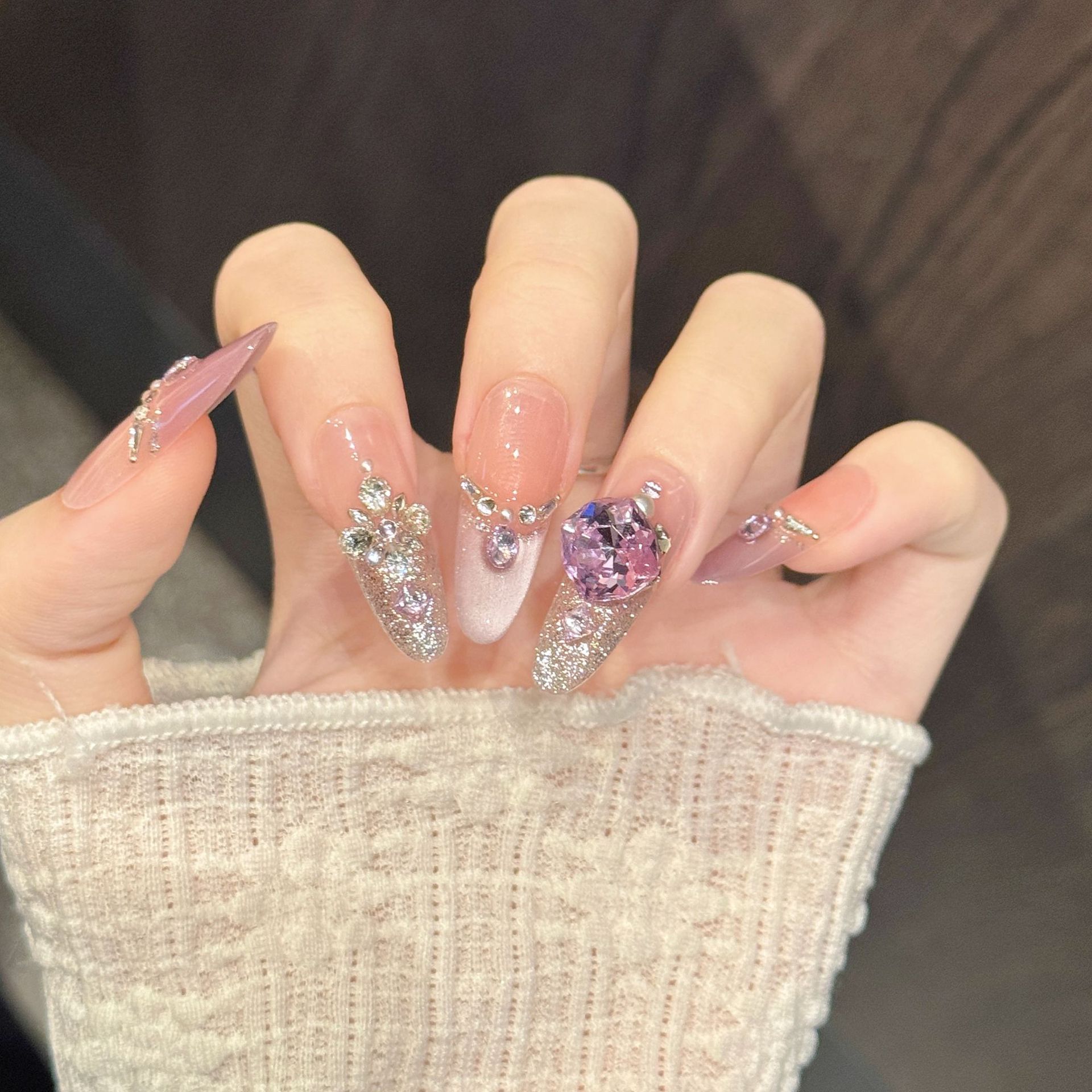 10pcs Pure Hand Pressed Coffin - огляд і ціна Resin Art Purple