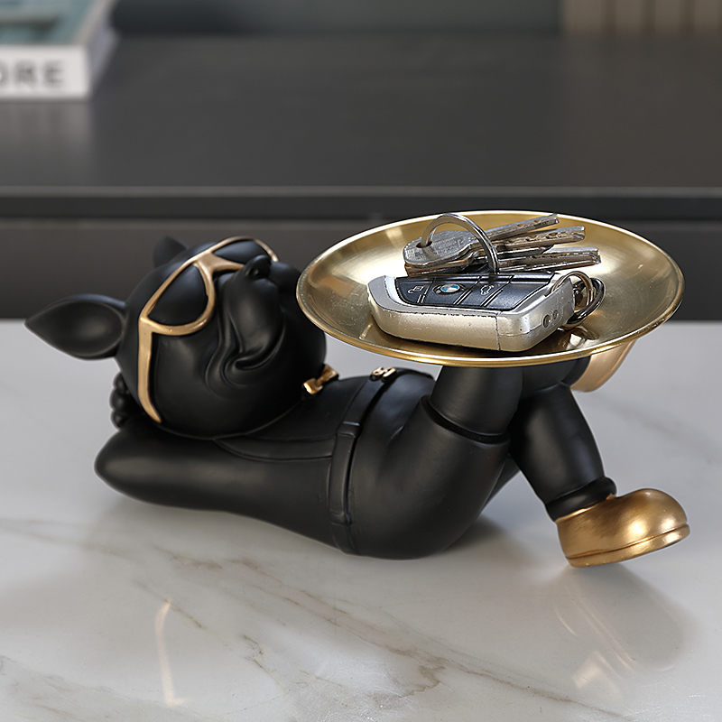 Cool French Bulldog Figurine W - огляд і ціна Resin Art Table