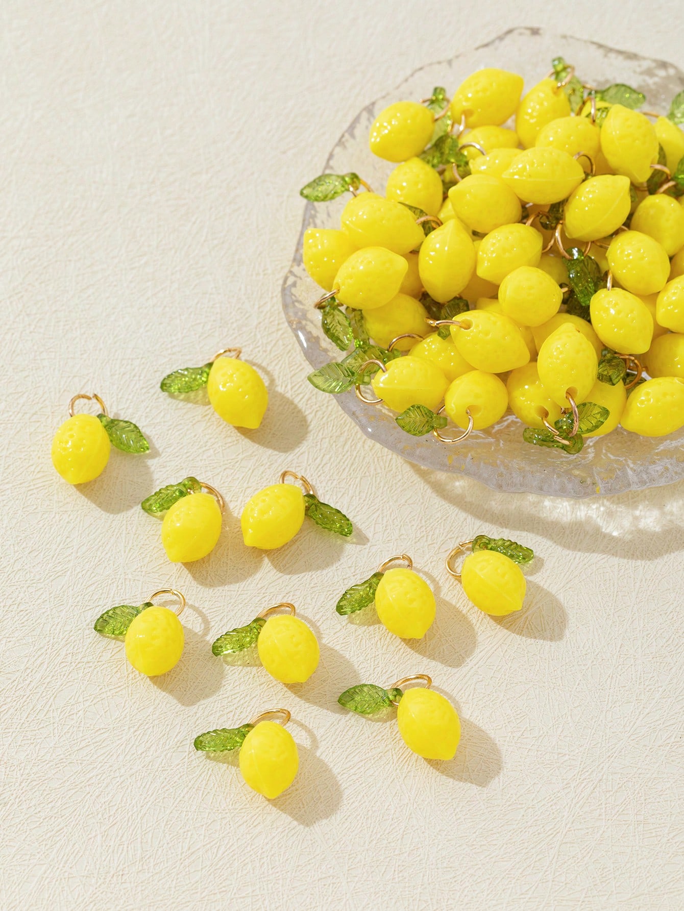 10Pcs 3D Lemon Resin Charms Pe - огляд і ціна Resin Art And Craft