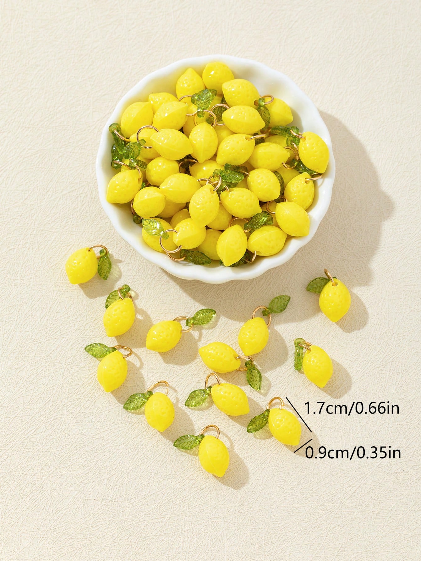 10Pcs 3D Lemon Resin Charms Pe - огляд і ціна Resin Art And Craft