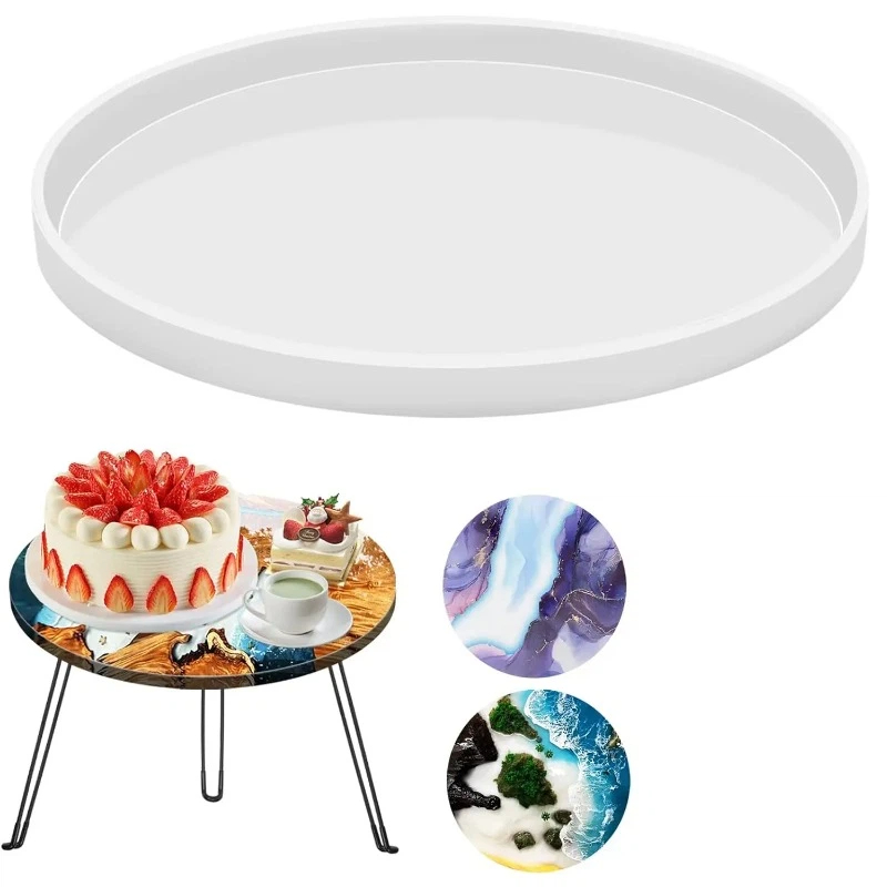 Round Epoxy Table Resin Molds, - огляд і ціна Resin Art Table