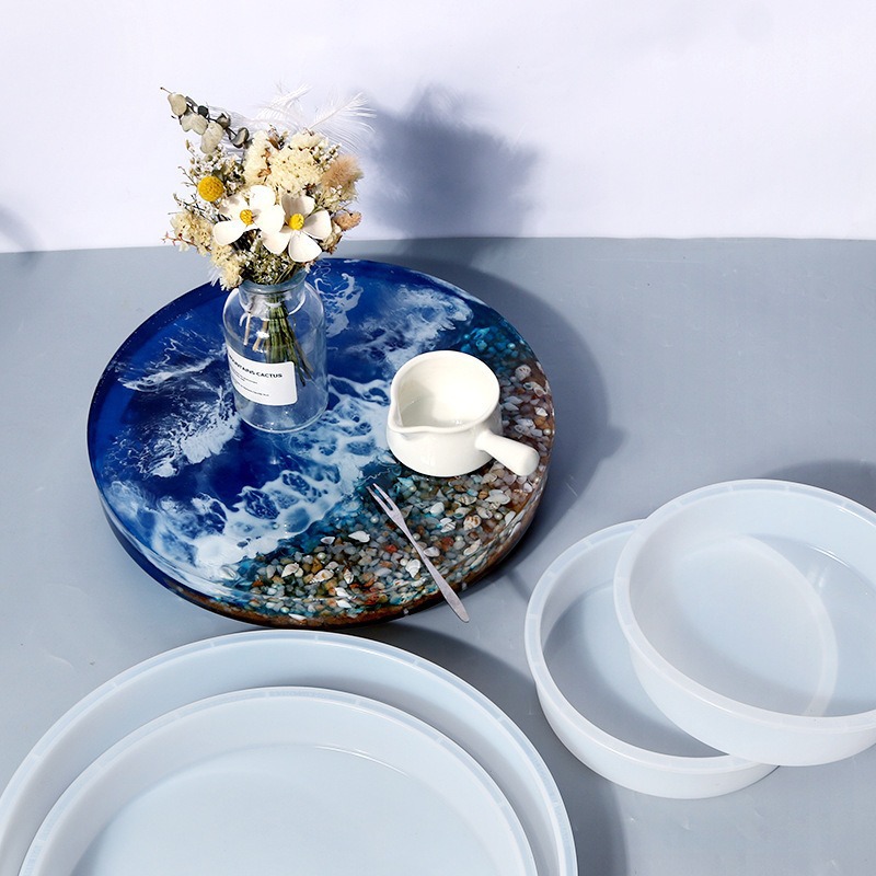 Round Epoxy Table Resin Molds, - огляд і ціна Resin Art Table