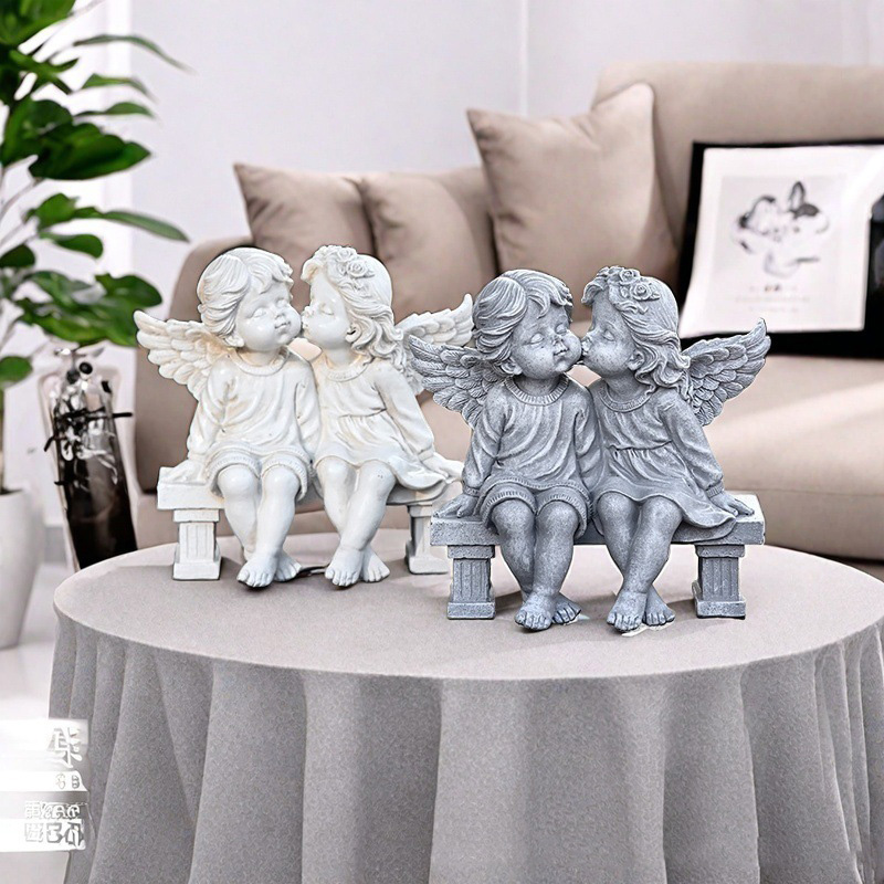 Resin Love Angel Sculptures an - огляд і ціна Resin Art Table