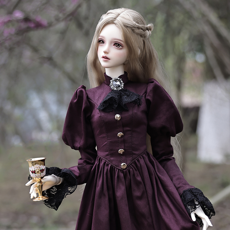 Elina BJD Doll 1/3  Beautiful  - огляд і ціна Resin Art Purple