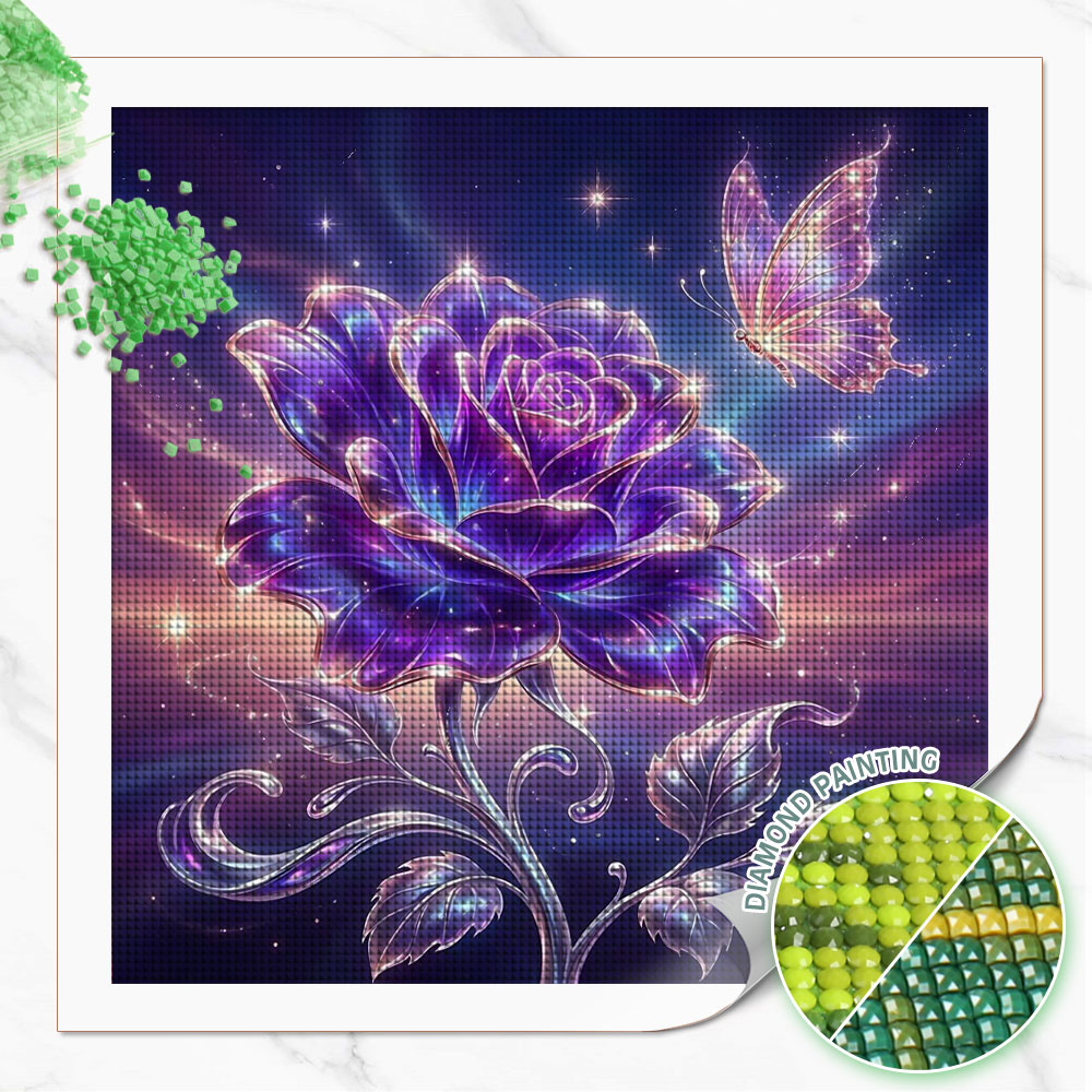 Huacan Full Square Round Diamo - огляд і ціна Resin Art Of Rose