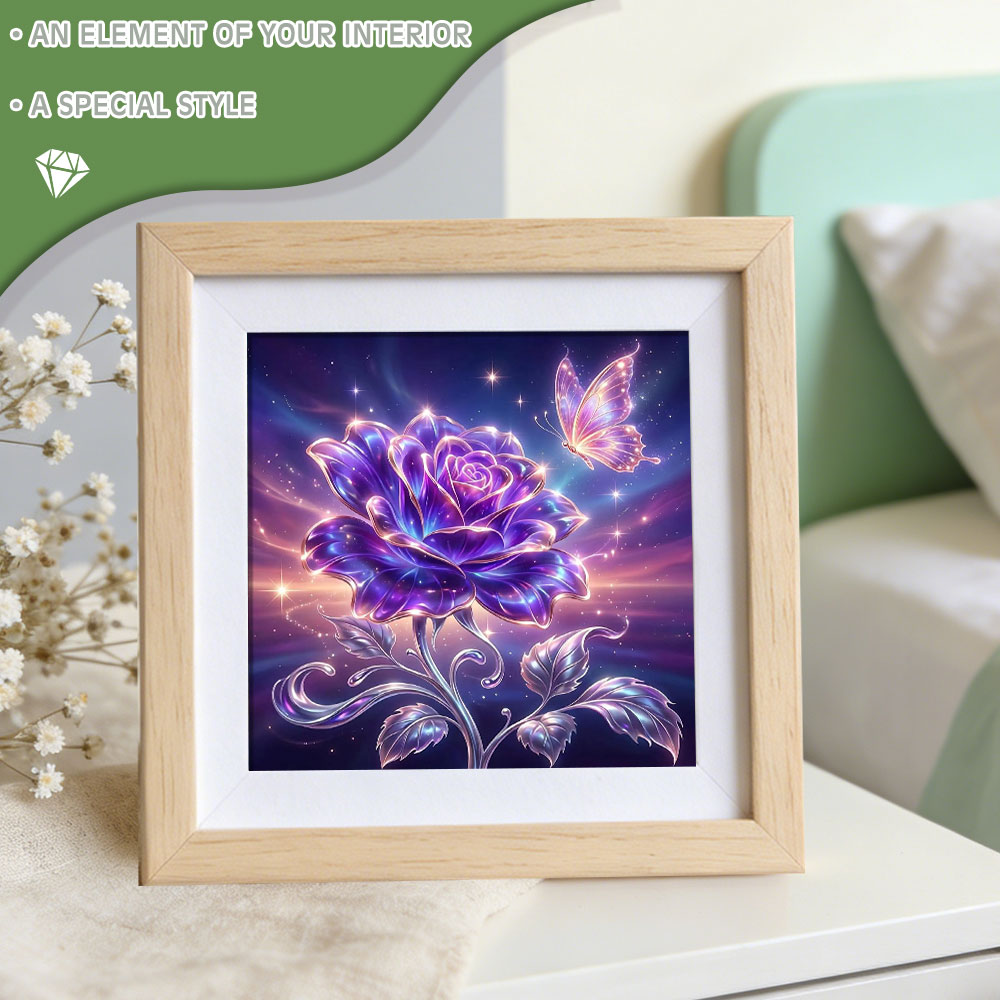 Huacan Full Square Round Diamo - огляд і ціна Resin Art Of Rose