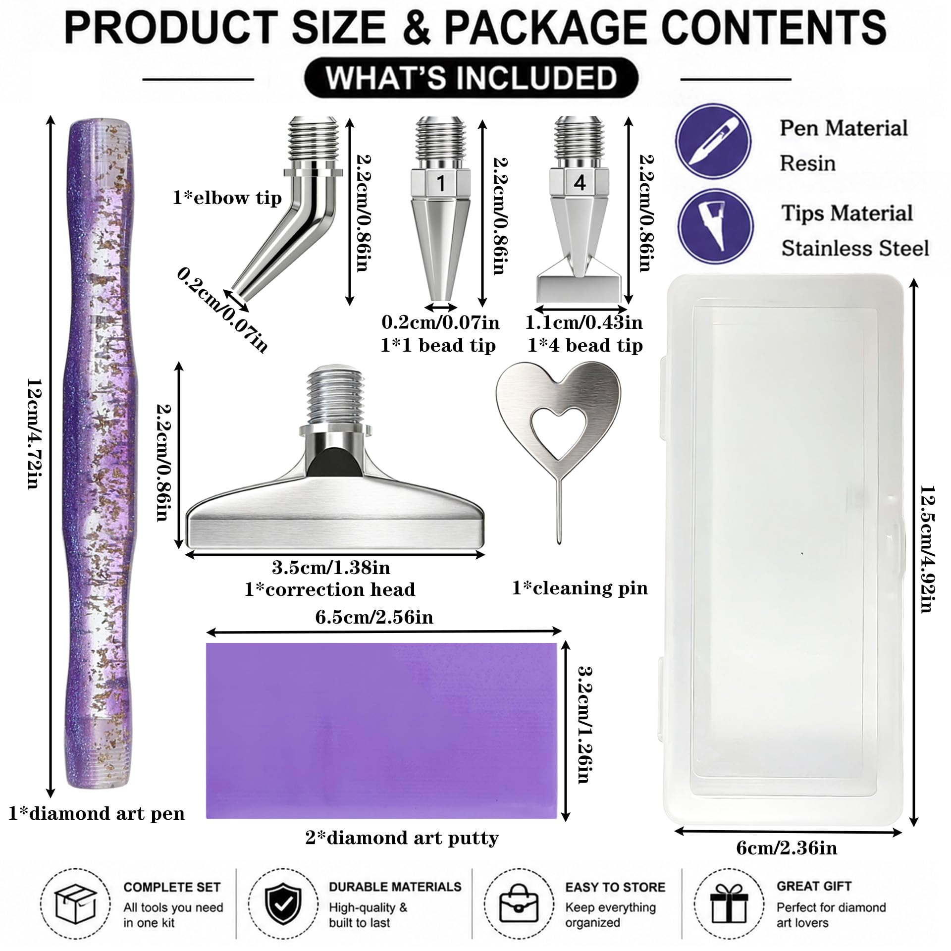 Diamond painting art pen, with - огляд і ціна Resin Art And Craft