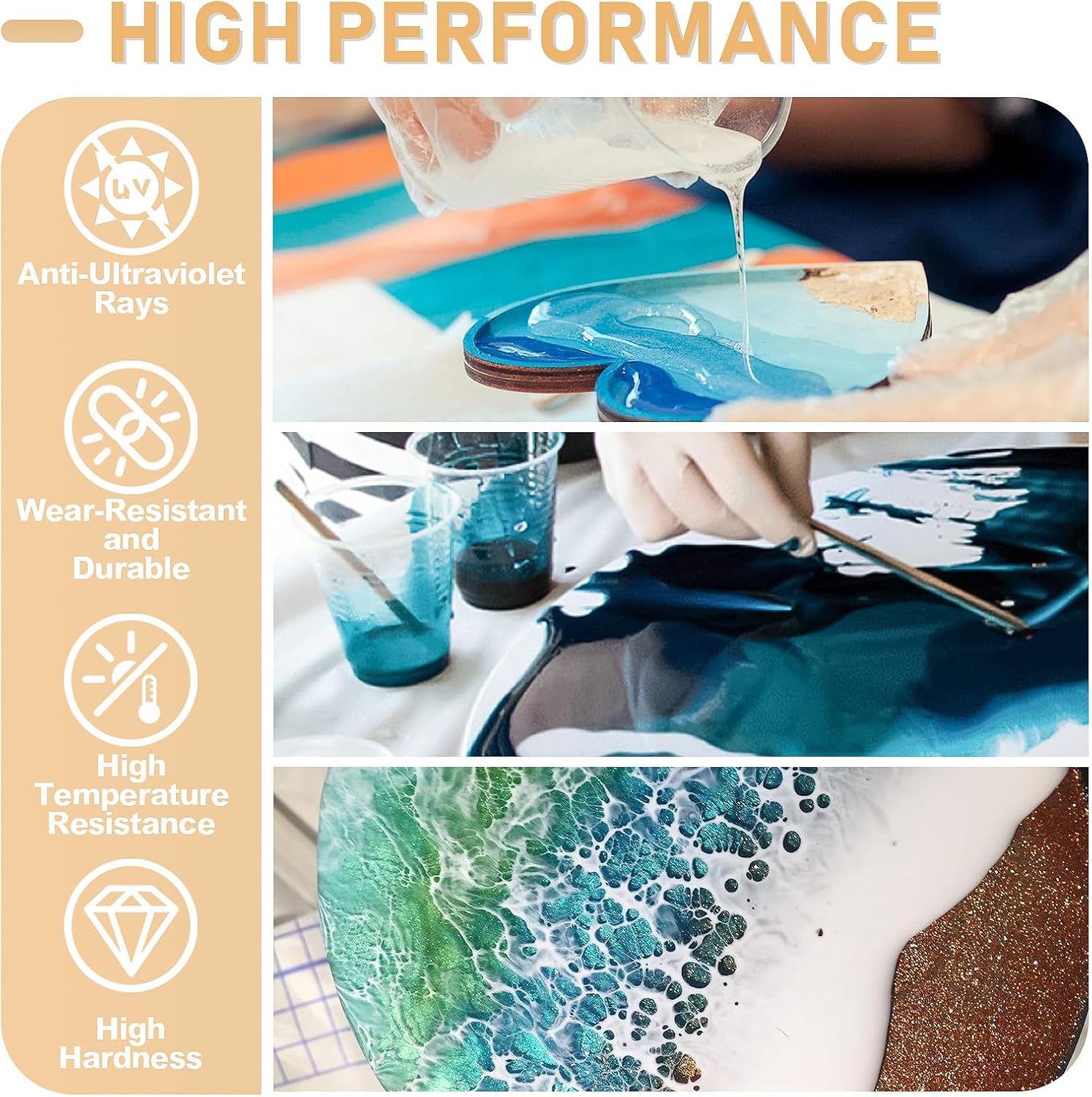 17.6oz/33.8oz AB Resin Epoxy G - огляд і ціна Resin Art Table