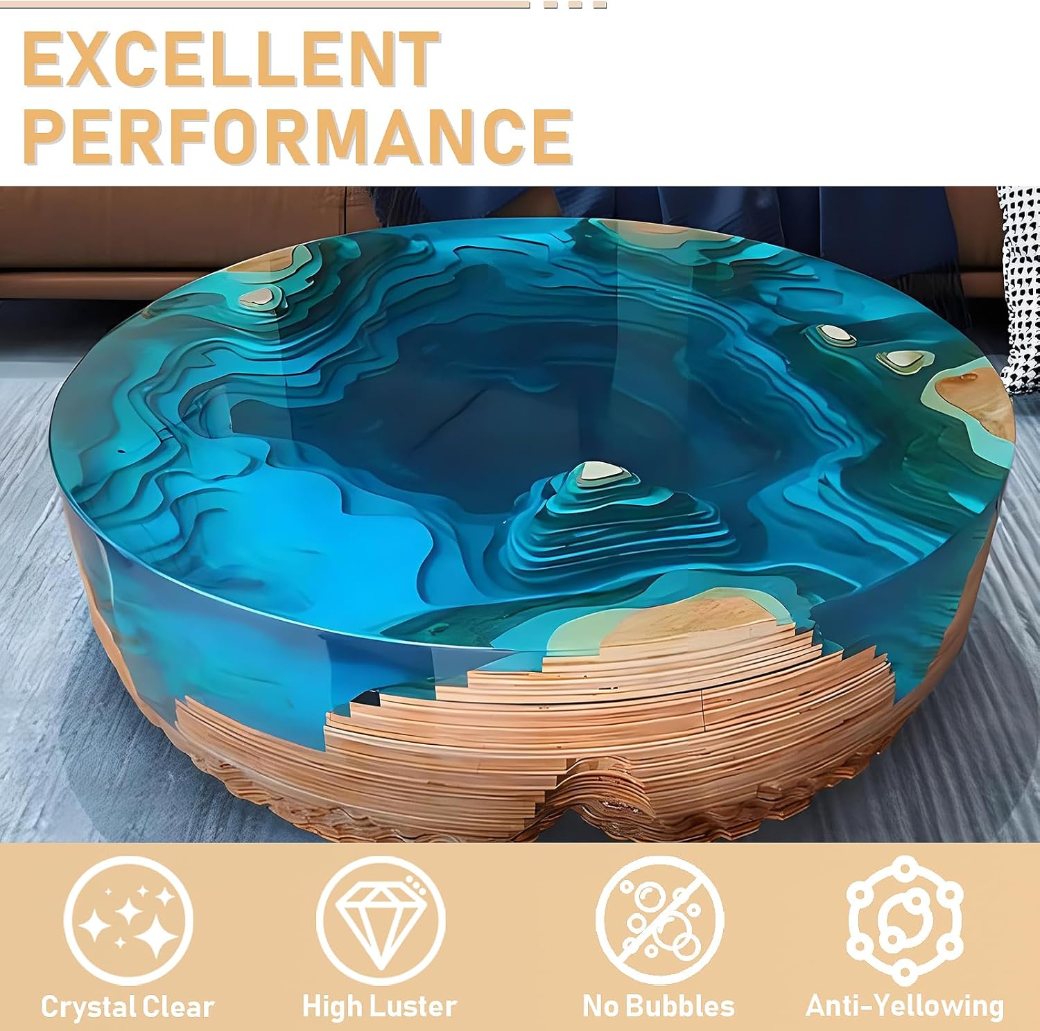 17.6oz/33.8oz AB Resin Epoxy G - огляд і ціна Resin Art Table
