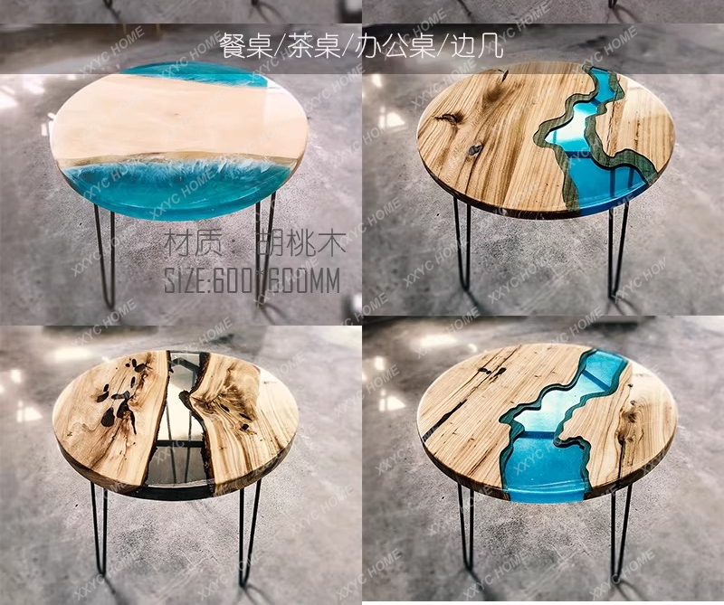 Creative art dining table epox - огляд і ціна Resin Art Table