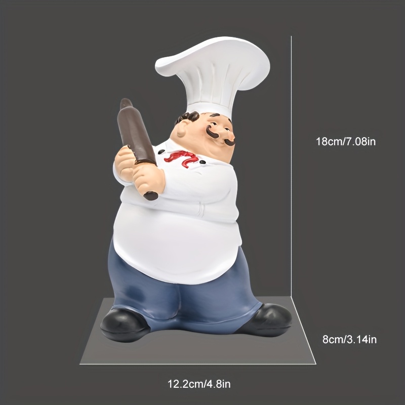 Mustache Chef-Chef Resin Statu - огляд і ціна Resin Art Table