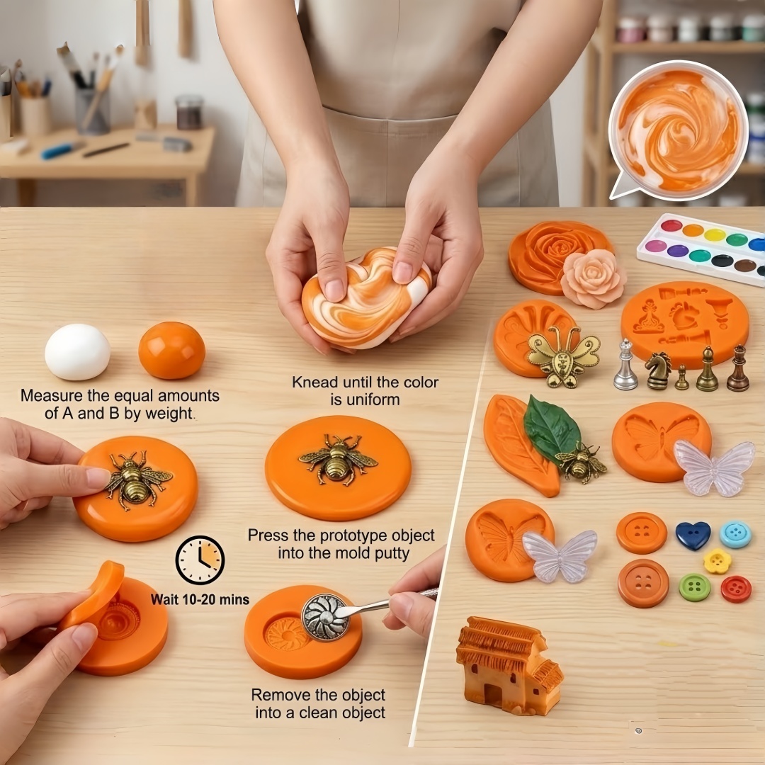 Silicone Putty DIY Crafting Se - огляд і ціна Resin Art And Craft
