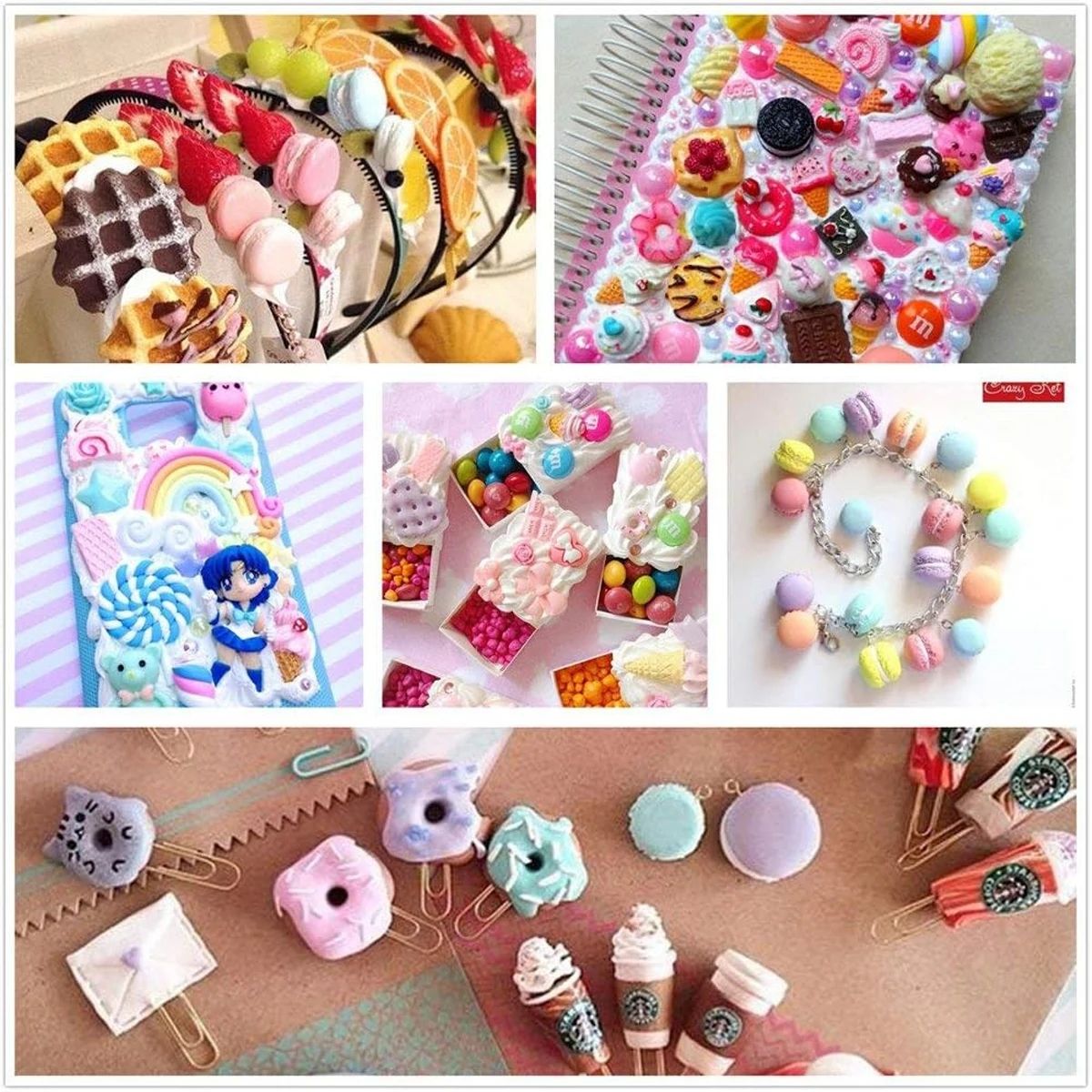 30pcs Random Candy Slime Charm - огляд і ціна Resin Art And Craft