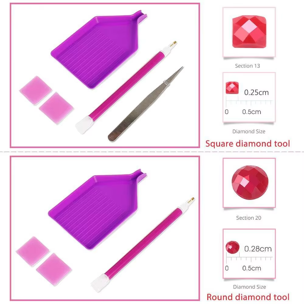 Kuromi 5D DIY Diamond Painting - огляд і ціна Resin Art Purple