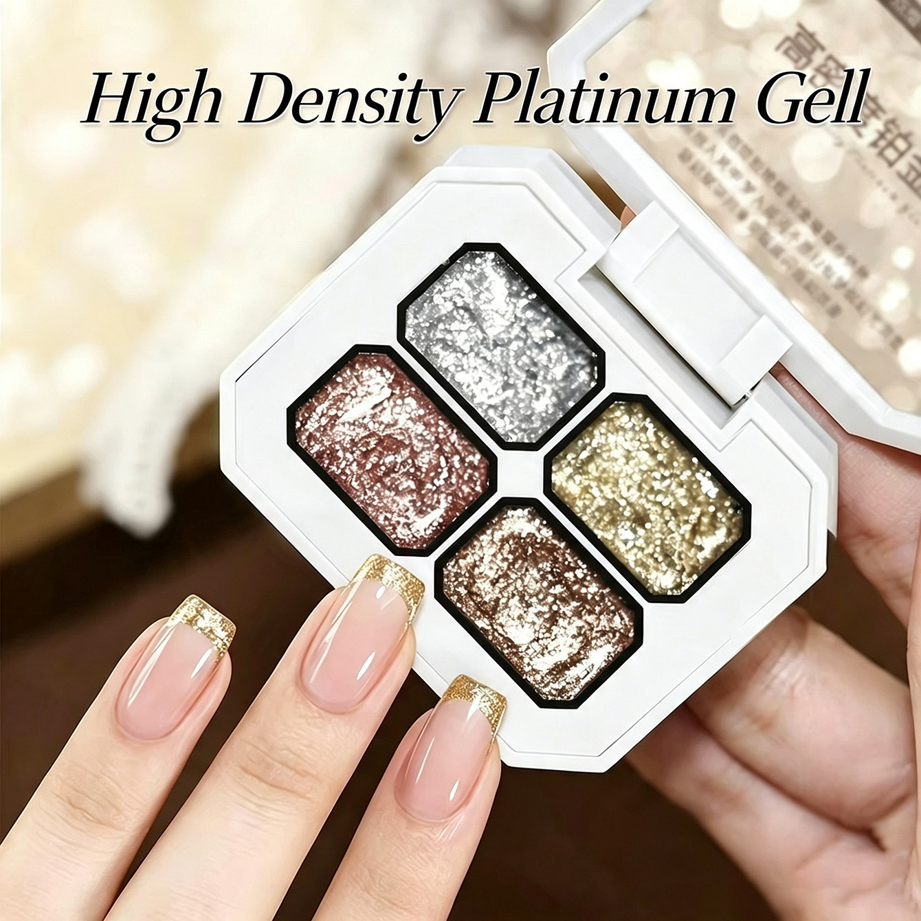 MIANEL Chunky Foil Platinum Na - огляд і ціна Resin Art Of Rose