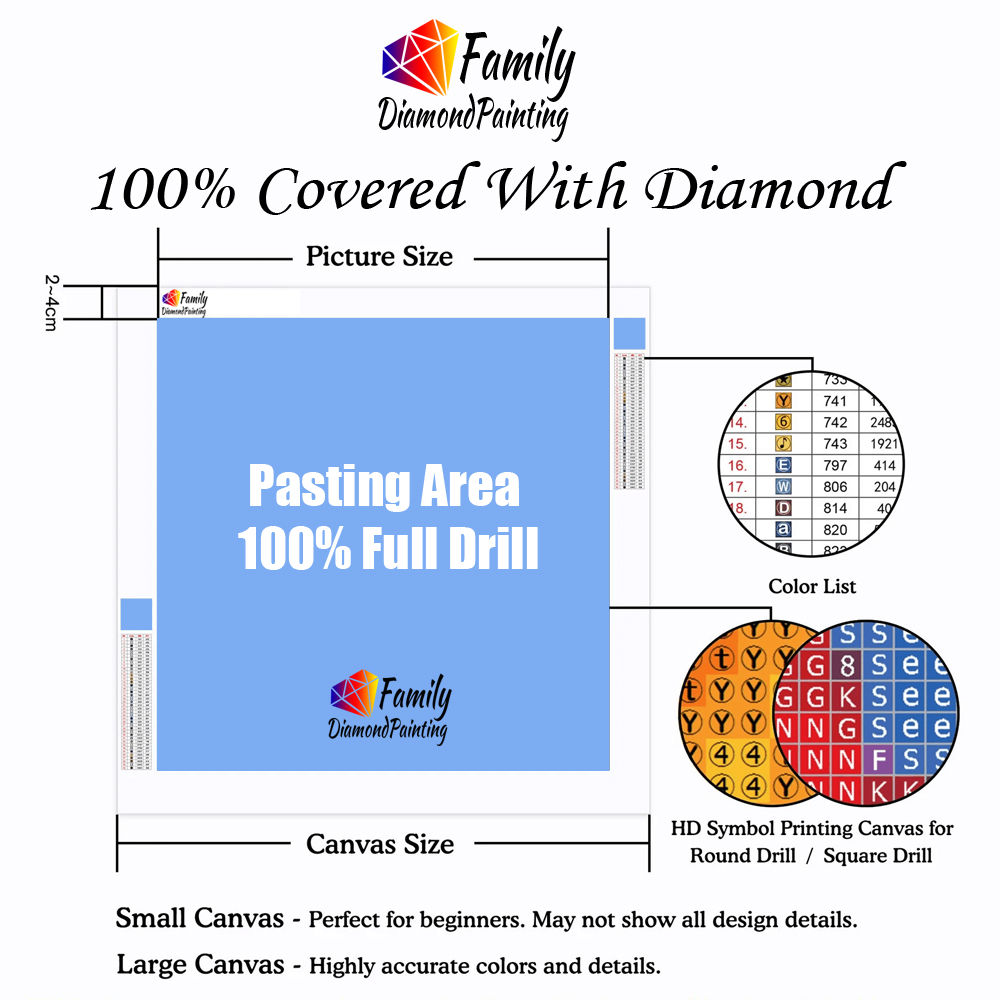 Diamond Painting Family Full F - огляд і ціна Resin Art Painting