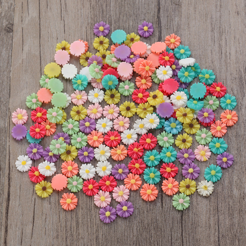 200Pcs 13Mm Resin Daisy Flower - огляд і ціна Resin Art And Craft