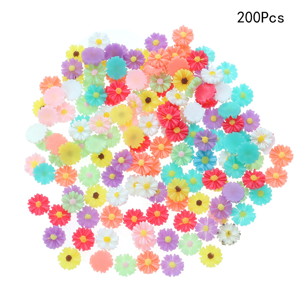 200Pcs 13Mm Resin Daisy Flower - огляд і ціна Resin Art And Craft