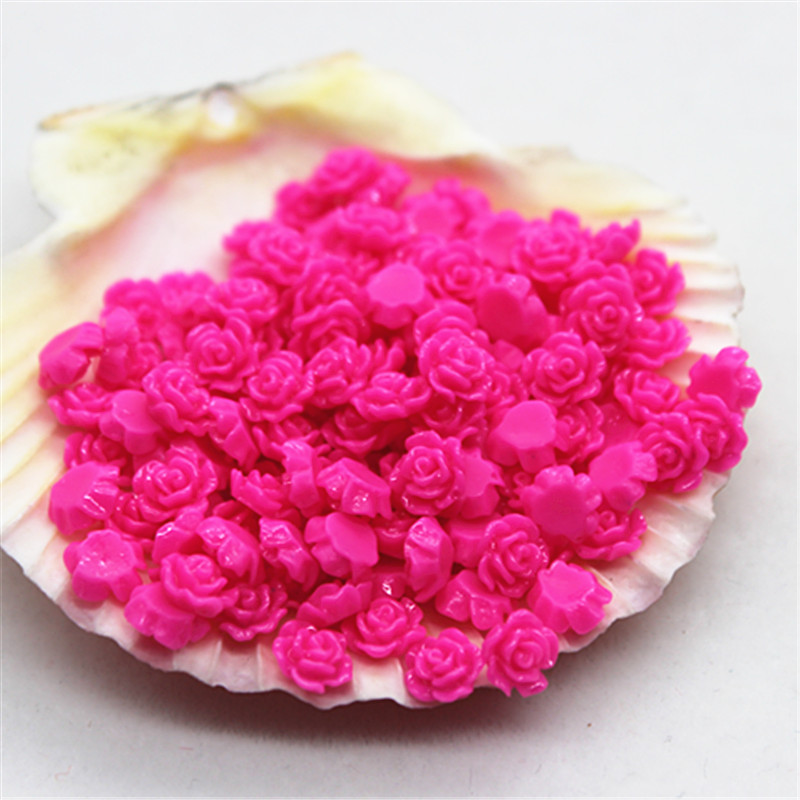 100pcs 6mm Resin Mini Rose Flo - огляд і ціна Resin Art Of Rose