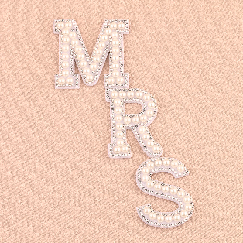 1 Set MRS Faux Pearl Rhineston - огляд і ціна Resin Art Alphabet