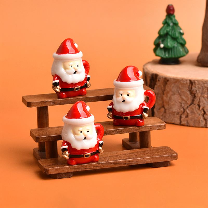 Mini Santa Teacup Ornament - R - огляд і ціна Resin Art And Craft