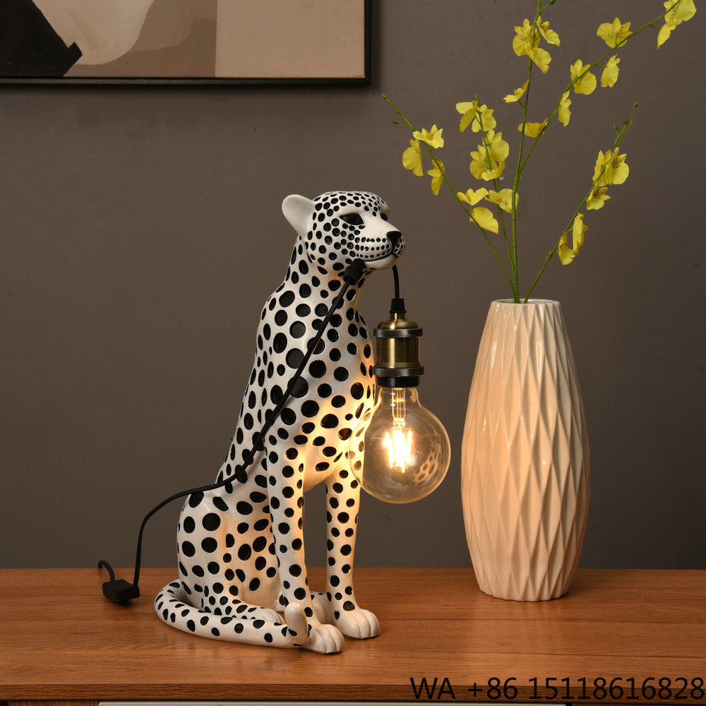 Modern Art Animal Leopard Resi - огляд і ціна Resin Art Table