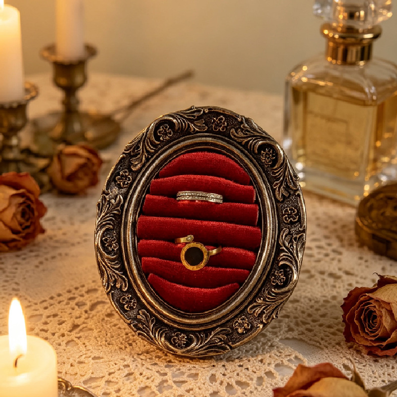 Retro Acanthus Patterned Oval  - огляд і ціна Resin Art Table