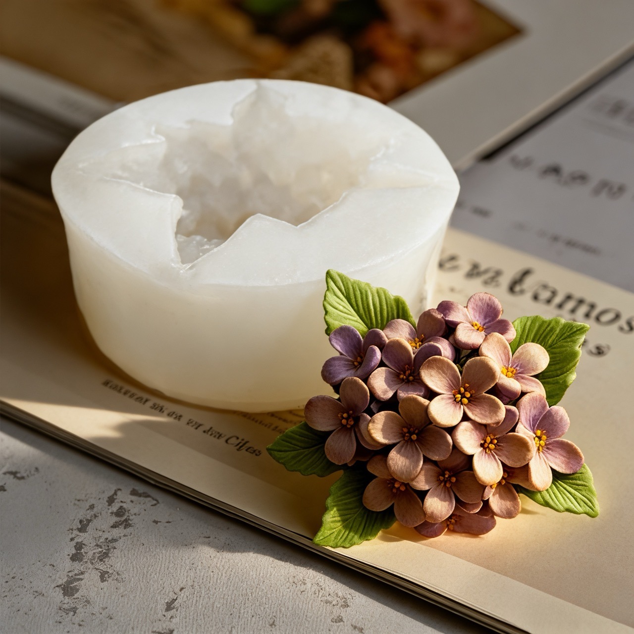 2-Piece 3D Rose and Lilac Sili - огляд і ціна Resin Art Of Rose