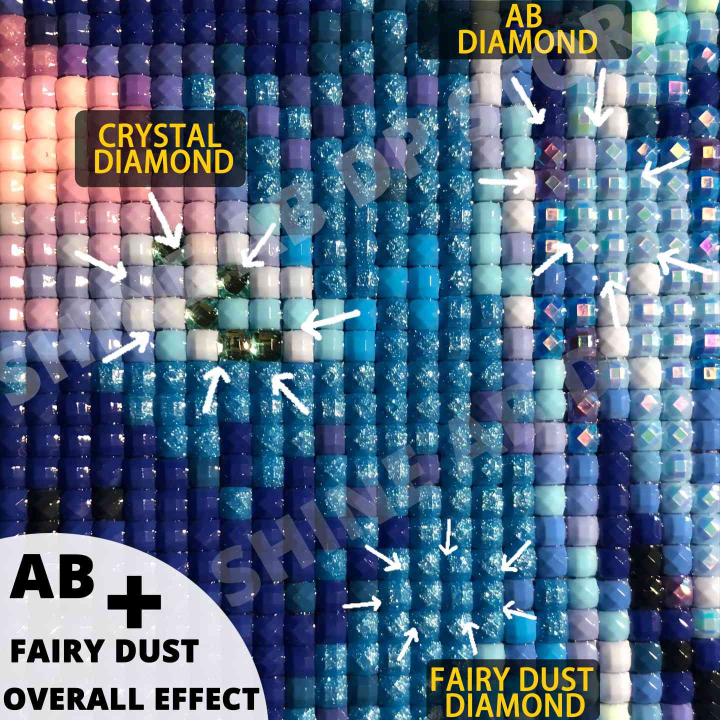 Resin Fairy Dust Ab Crystal Di - огляд і ціна Resin Art Purple