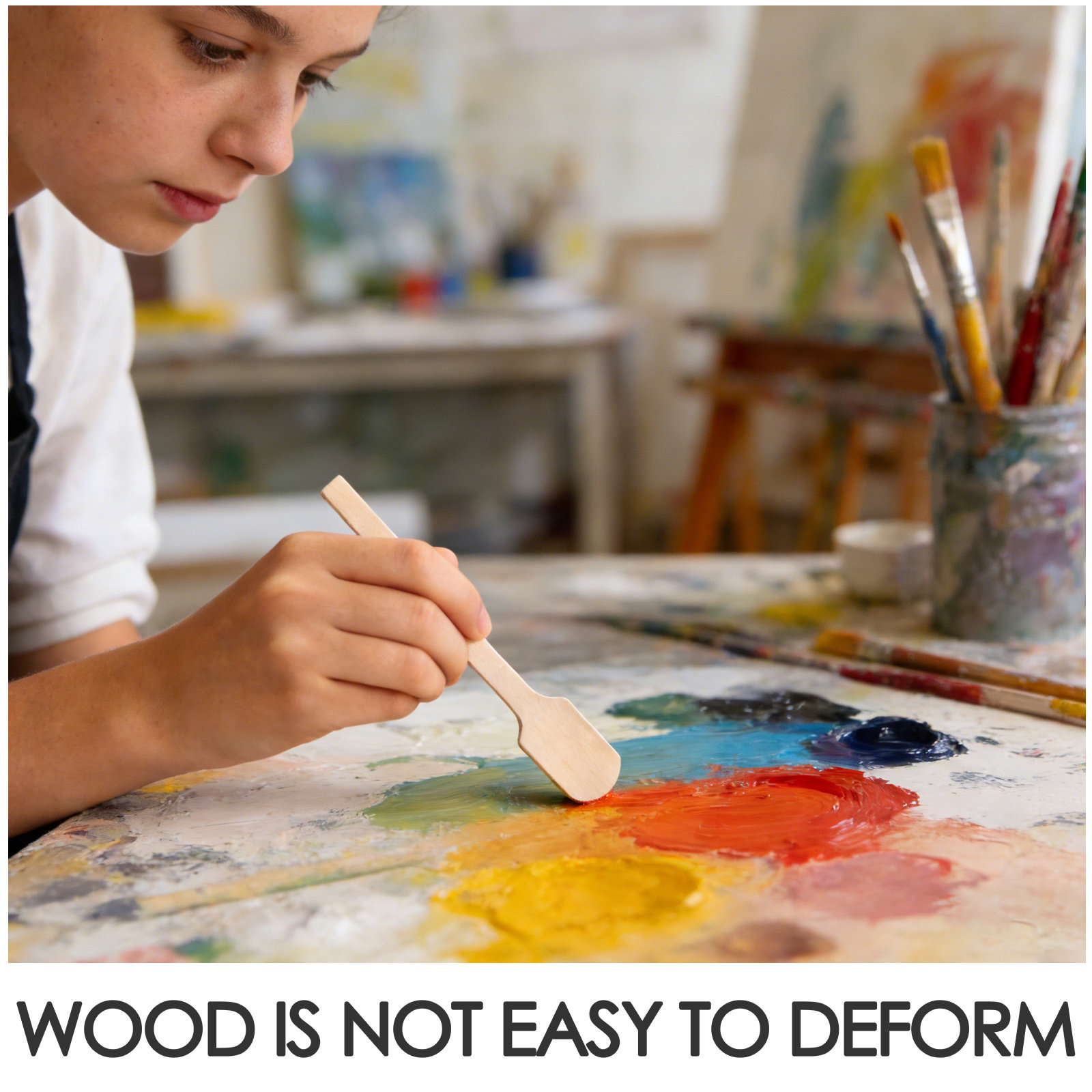 200Pcs Wooden Paint Stirring S - огляд і ціна Resin Art Painting