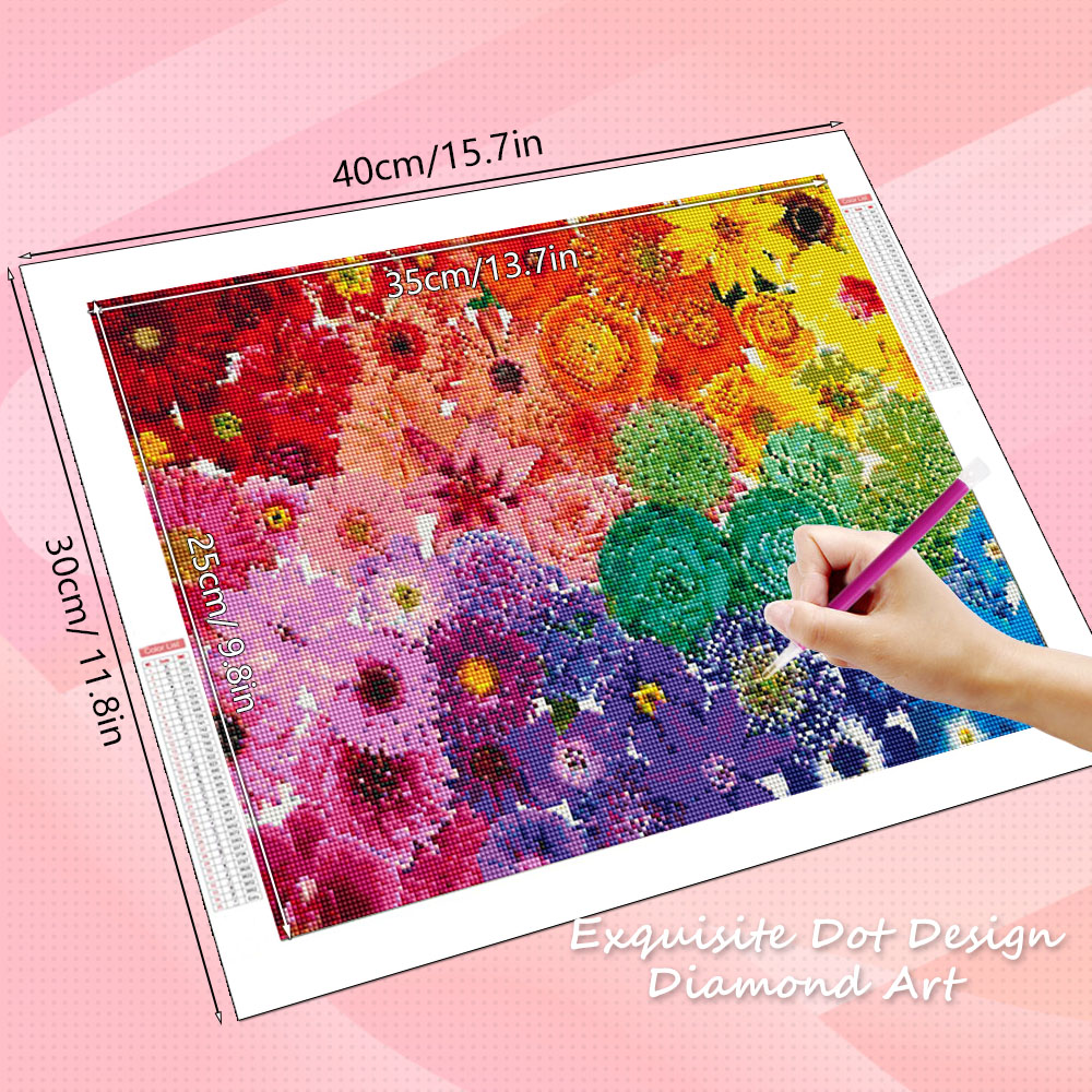 HUACAN Diamond Art Kits Flower - огляд і ціна Resin Art Of Rose