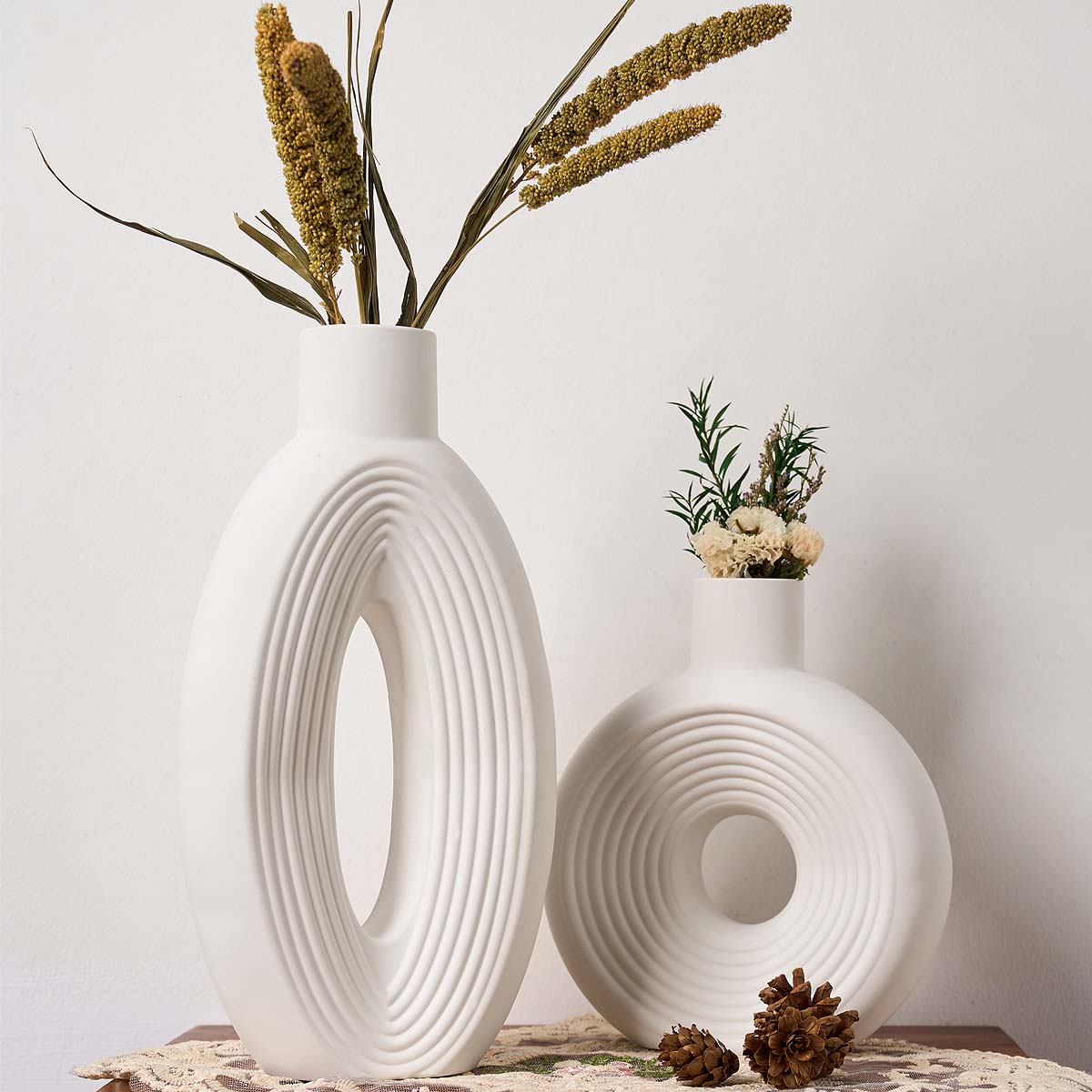 Nordic Stripe Vase Silicone Mo - огляд і ціна Resin Art Table