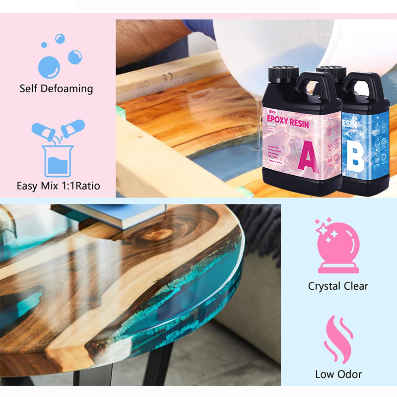 Crystal Clear 1:1 Epoxy Resin  - огляд і ціна Resin Art Table