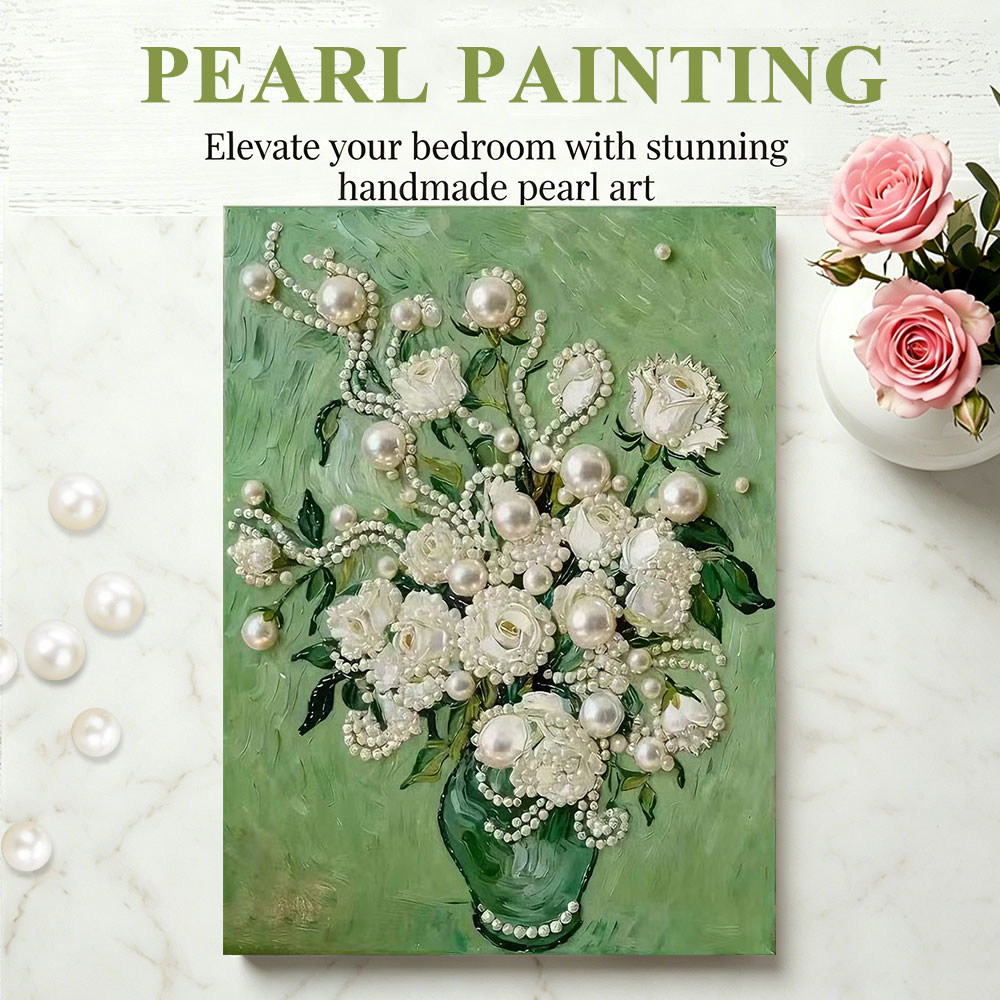 Huacan DIY Pearl Art Painting  - огляд і ціна Resin Art Of Rose