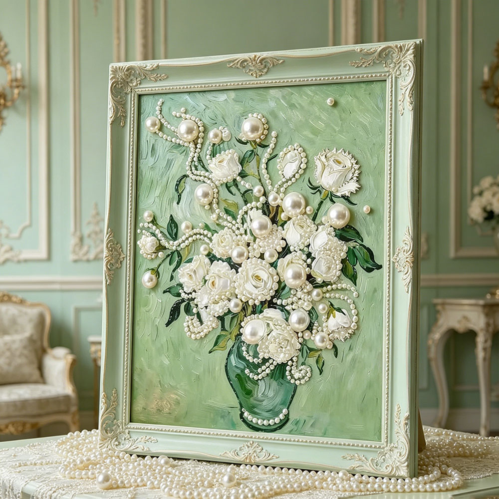 Huacan DIY Pearl Art Painting  - огляд і ціна Resin Art Of Rose